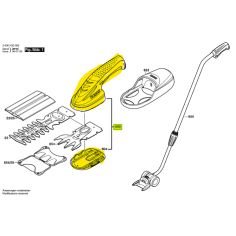 TAILLE-HERBES SANS FIL2609002101D'ORIGINE BOSCH
