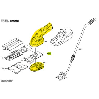 TAILLE-HERBES SANS FIL2609002101D'ORIGINE BOSCH