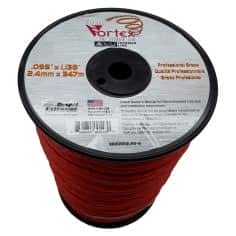 FIL NYLON TORSADE VORTEX ALU - 2.4 x 347M - ORANGE - BOBINE