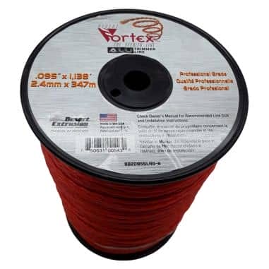 FIL NYLON TORSADE VORTEX ALU - 2.4 x 347M - ORANGE - BOBINE