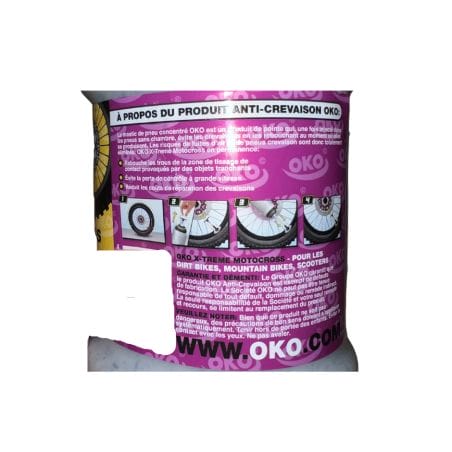 FLACON DE 0.8L PRODUIT ANTICREVAISON POUR PNEUS VTT/SCOOTER - OKO FLACON DE 0.8L PRODUIT ANTICREVAISON POUR PNEUS VTT/SCOOTER - OKO