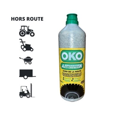 FLACON D'ANTICREVAISON POUR TRACTEUR, TONDEUSE, REMORQUE... 1.25L - OKO