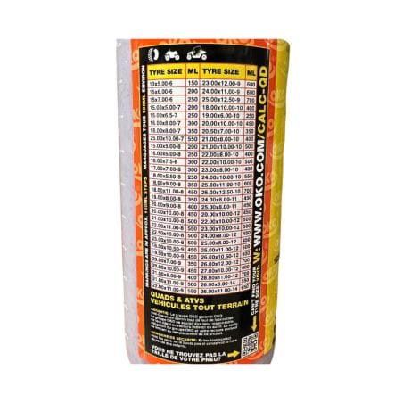 FLACON D'ANTICREVAISON POUR PNEUS MOTOCROSS/VTT/SCOOTER 0.8L - OKO