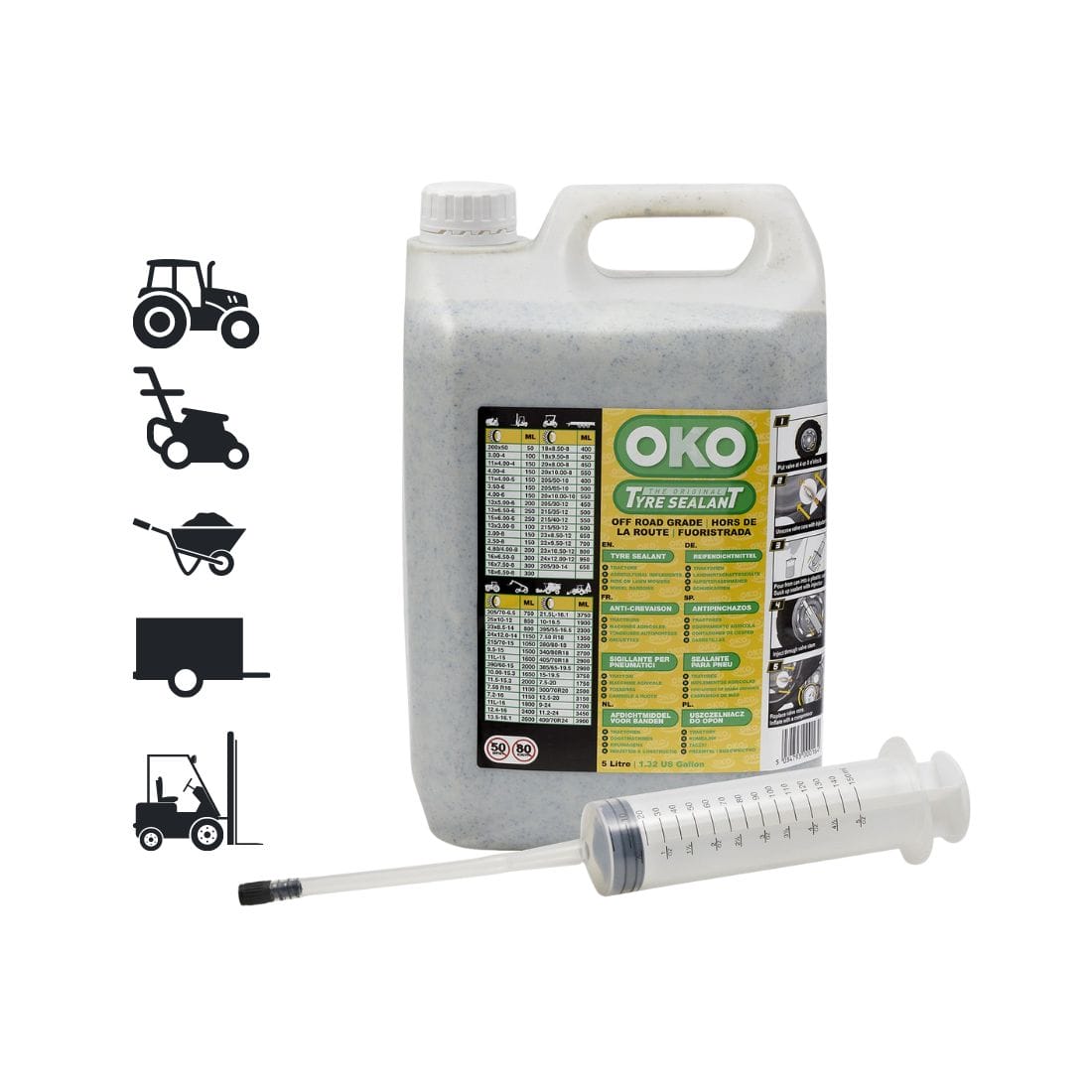 Anti-Crevaison pour Poids-Lourds OKO - Bidon de 25L