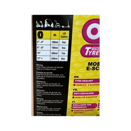 BIDON D'ANTICREVAISON POUR E-SCOOTER + SERINGUE 5L - OKO