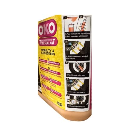 BIDON D'ANTICREVAISON POUR E-SCOOTER + SERINGUE 5L - OKO