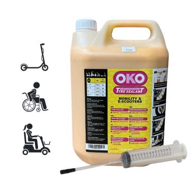 BIDON D'ANTICREVAISON POUR E-SCOOTER + SERINGUE 5L - OKO