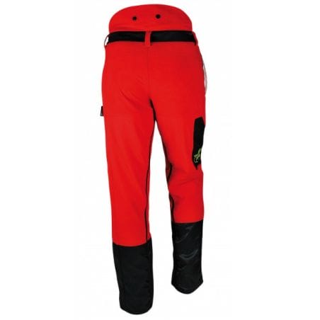 PANTALON FORESTIER PRIOR MOVE PRO ANTICOUPURE - ROUGE 