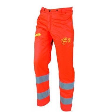 PANTALON HAUTE VISIBILITE (CLASSE 3 28m/s ) - FORESTIER ORANGE 