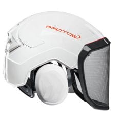 CASQUE FORESTIER INTEGRAL PROTOS - BLANC