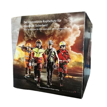 CASQUE FORESTIER INTEGRAL ROUGE - PROTOS