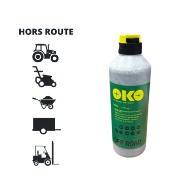 FLACON D'ANTICREVAISON POUR TRACTEUR, TONDEUSE, REMORQUE... 1.25L - OKO
