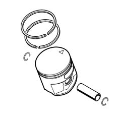 PISTON DE 44,7 MM (1141 030 2031) - PIECE D'ORIGINE STIHL