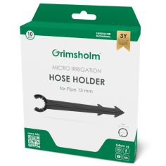 LOT DE 10 SUPPORTS DE TUYAU 13 MM -7333272315729 - GRIMSHOLM