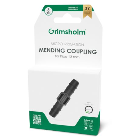 LOT DE 3 RACCORDS DE REPARATION 13MM - 7333272315583 - GRIMSHOLM