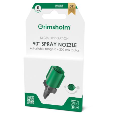 LOT DE 5 BUSES DE PULVERISATION 90° - 7333272315828 - GRIMSHLOM