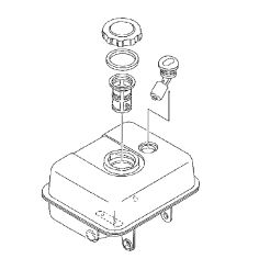 RESERVOIR ESSENCE POUR YSR 740 (760690-55702 / 760690-55700) - PIECE D'ORIGINE YANMAR