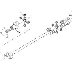 CARDAN COMPLET (6610113600 / 66101-13600) - PIECE D'ORIGINE KUBOTA