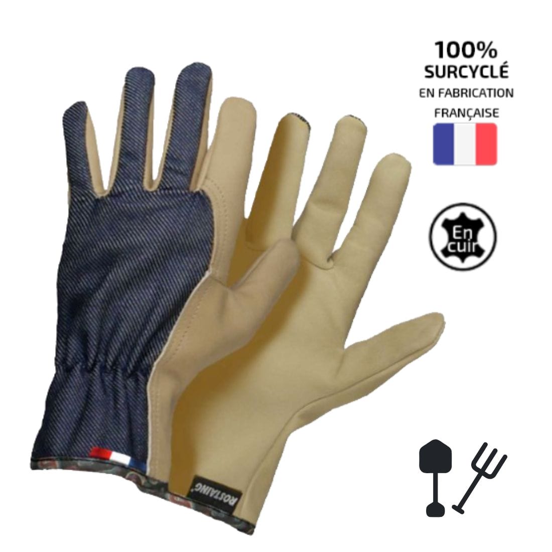 PAIRE DE GANTS JARDINAGE ENFANT - AXEL L'ABEILLE - TAILLE 3-4