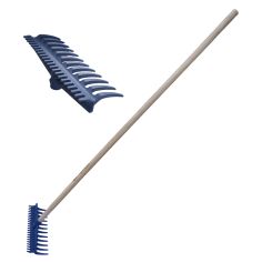 RATEAU REVERSIBLE 12/22 DENTS NYLON RENFORCÉ FIBRE DE VERRE EM 1M50 577112 OUTIL PERRIN / 3239045771126