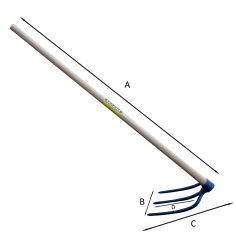 CROC 3 DENTS (19 X 32 CM) EM 130 633232 OUTIL PERRIN - 3239046332326