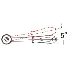 CLIQUET A TETE RONDE - 1/4'' - KING TONY 2