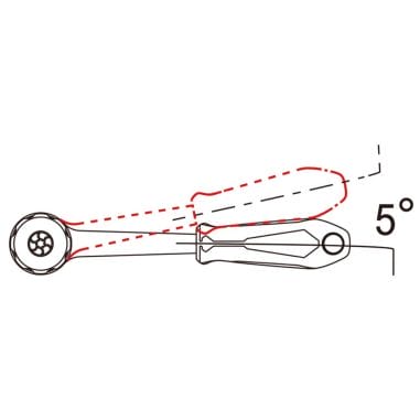 CLIQUET A TETE RONDE - 1/4'' - KING TONY