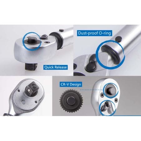 CLE DYNAMOMETRIQUE 1/4'' - KING TONY CLE DYNAMOMETRIQUE 1/4'' - KING TONY