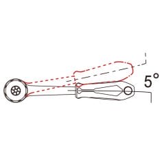 CLIQUET A TETE RONDE 1/2'' - KING TONY 2