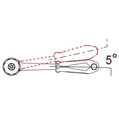 CLIQUET A TETE RONDE 1/2'' - KING TONY