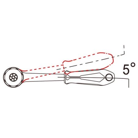 CLIQUET A TETE RONDE 1/2'' - KING TONY