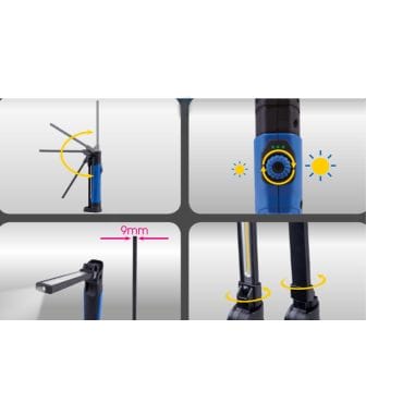 LAMPE D'INSPECTION PLIABLE - KING TONY LAMPE D'INSPECTION PLIABLE - KING TONY