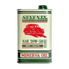 LUBRIFIANT 1L MOTEUR ESSENCE ET DIESEL (SPECIAL VEHICULES DE COLLECTION) - SAE 20W50 MINERVA 2