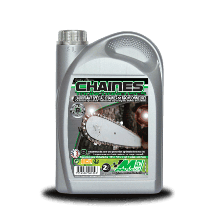 HUILE DE CHAÎNE Minerva 6/8AD Visco 100 cSt - bidon de 2 litres - USAGE SEMI INTENSIF HUILE DE CHAÎNE Minerva 6/8AD Visco 100 cSt - bidon de 2 litres - USAGE SEMI INTENSIF