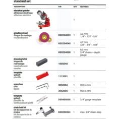 AFFUTEUSE DE CHAINE HYDRAULIQUE SERRAGE AUTOMATIQUE 230V -50Hz - 214W  2