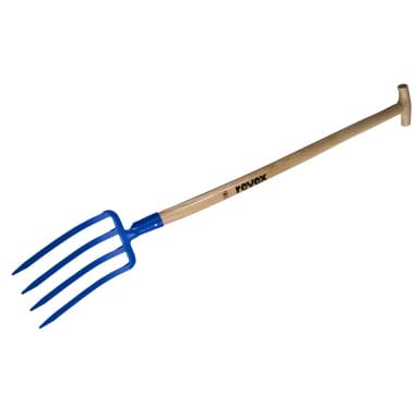 FOURCHE A BECHER 4 DENTS 30 CM - MANCHE EN BOIS 90 CM - REVEX