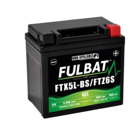 BATTERIE PRETE A L'EMPLOI VRLA 12V - 5 Ah +D - FULBAT