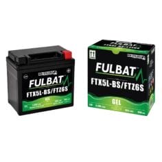 BATTERIE PRETE A L'EMPLOI VRLA 12V - 5 Ah +D - FULBAT 2