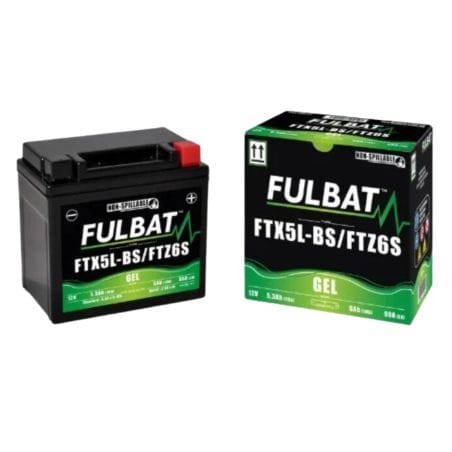 BATTERIE PRETE A L'EMPLOI VRLA 12V - 5 Ah +D - FULBAT