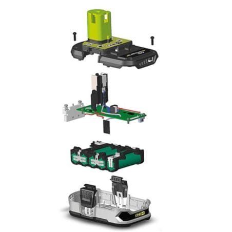 BATTERIE LITHIUM 1,5Ah GAMME ONE+ 18V - RYOBI BATTERIE LITHIUM 1,5Ah GAMME ONE+ 18V - RYOBI
