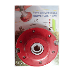 TETE FIL NYLON UNIVERSELLE SF26 (supérieur à 30cc) - utilisation avec fil de 2 à 3.5 mm 2