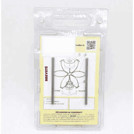 TETE DE DEBROUSSAILLEUSE ALUMINIUM UNIVERSELLE - DOUBLE ETAGE - PLUS DE 25 CM3 - CIVA (blister)