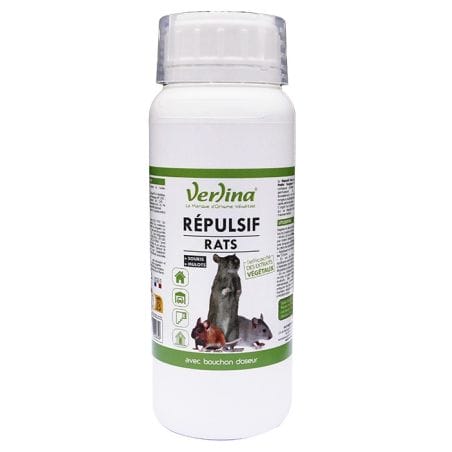 REPULSIF RATS, SOURIS ET MULOTS D'ORIGINE NATURELLE - 500 ML REPULSIF RATS, SOURIS ET MULOTS D'ORIGINE NATURELLE - 500 ML