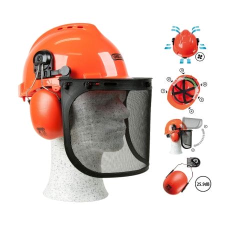 KIT PROTECTION TRONCONNAGE JAMBIERES / GANTS / CASQUE FORESTIER - OREGON