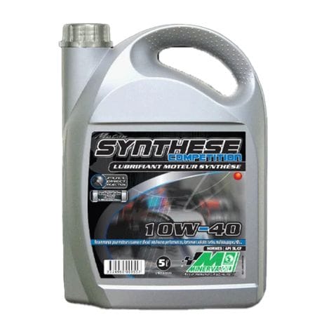 HUILE AUTOMOBILE MOTEUR COMPET 10W40 - 5L MINERVA