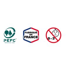 SERFOUETTE PANNE ET FOURCHE ENFANT - MANCHE BOIS CERTIFIE PEFC LEBORGNE 2