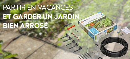 Partir en vacances et garder un jardin bien arrosé ? C’est possible amis jardiniers ! 